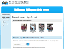 Tablet Screenshot of fredericktownhighschool.com